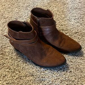 Women’s Brown Ankle Boots - Size 8